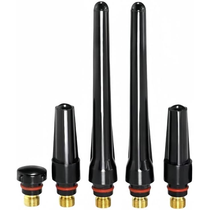 TIG Back Caps Fit WP 17 18 26 ไฟฉายเชื่อม TIG,57Y02 57Y03 57Y04 Tig ไฟฉายเชื่อมวัสดุสิ้นเปลือง(5 ชิ้