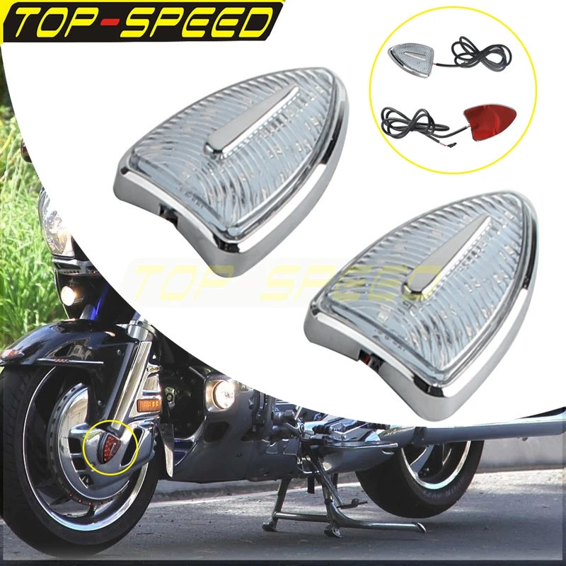 To For Honda GL1800B Gold Wing F6B Deluxe F6B 2013-2016 Motorcycle Turn Signal Running Lamp Aero Hea