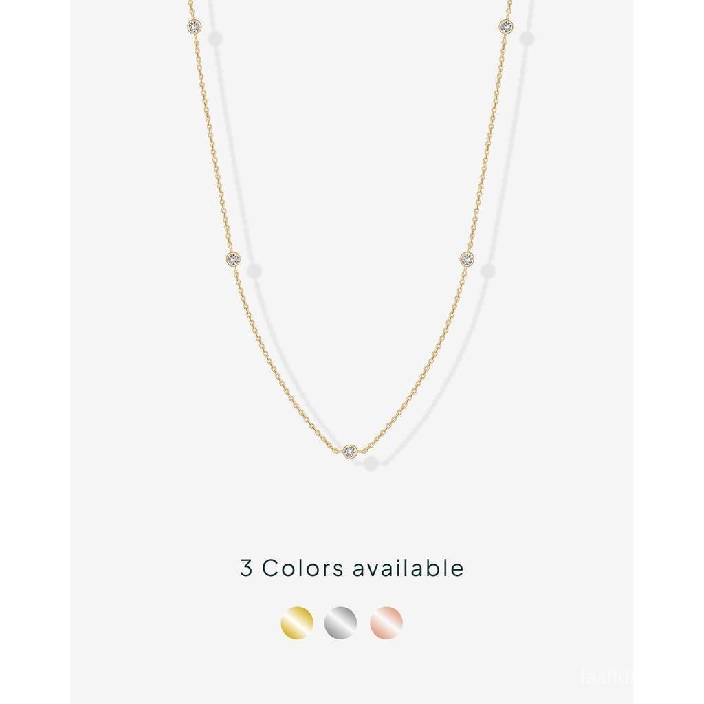 Pavoi 14K Gold-Plated Chain Bracelet,สร้อยคอประณีต,เพชรสังเคราะห์ CZ,น้ําหนักเบาเหมาะสําหรับผู้หญิง 