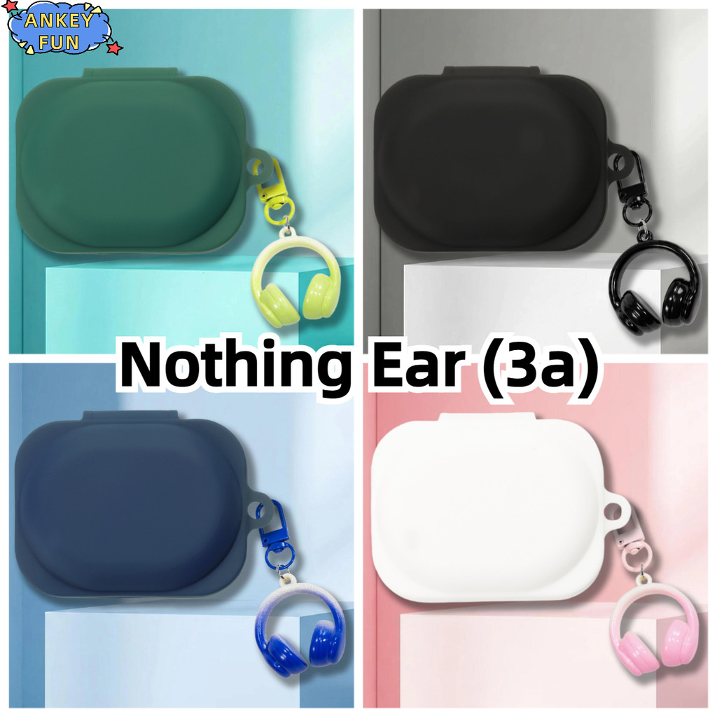 Compatible with Nothing Ear (3a) Bluetooth Earphones Silicone Protective Case Nothing Ear (3a) Anti-