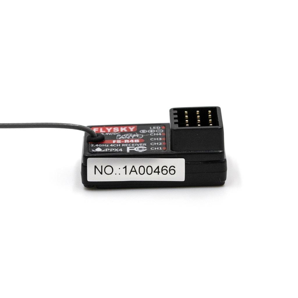GoolRC Flysky FS-R4B ตัวรับสัญญาณ 2.4GHz 4CH ANT โปรโตคอลเสาอากาศเดี่ยวเอาต์พุต PWM ใช้งานร่วมกับ FS