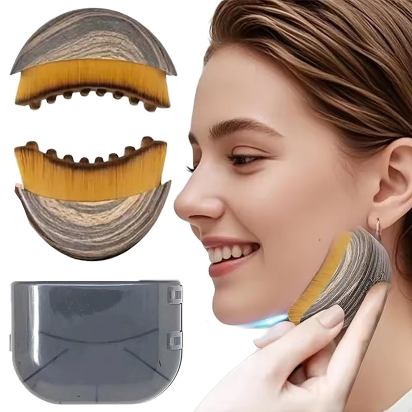 เครื่องนวดระบายน้ําน้ําเหลืองบนใบหน้า / แปรงคอนทัวร์ Jawline Sculpting
