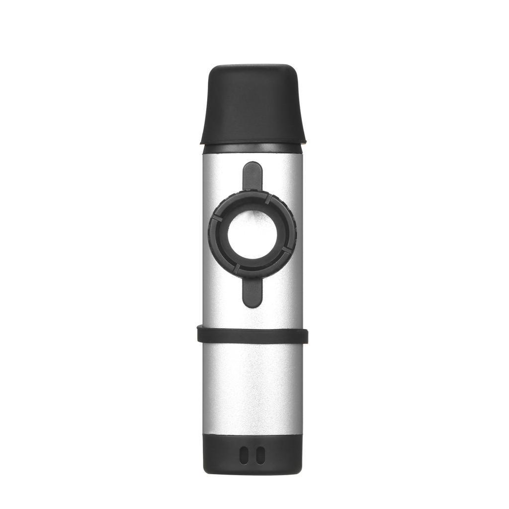 อลูมิเนียมอัลลอยด์ Kazoo SIUKE เครื่องเป่าลมไม้ดนตรีสำหรับผู้เริ่มต้น Silver kazoo