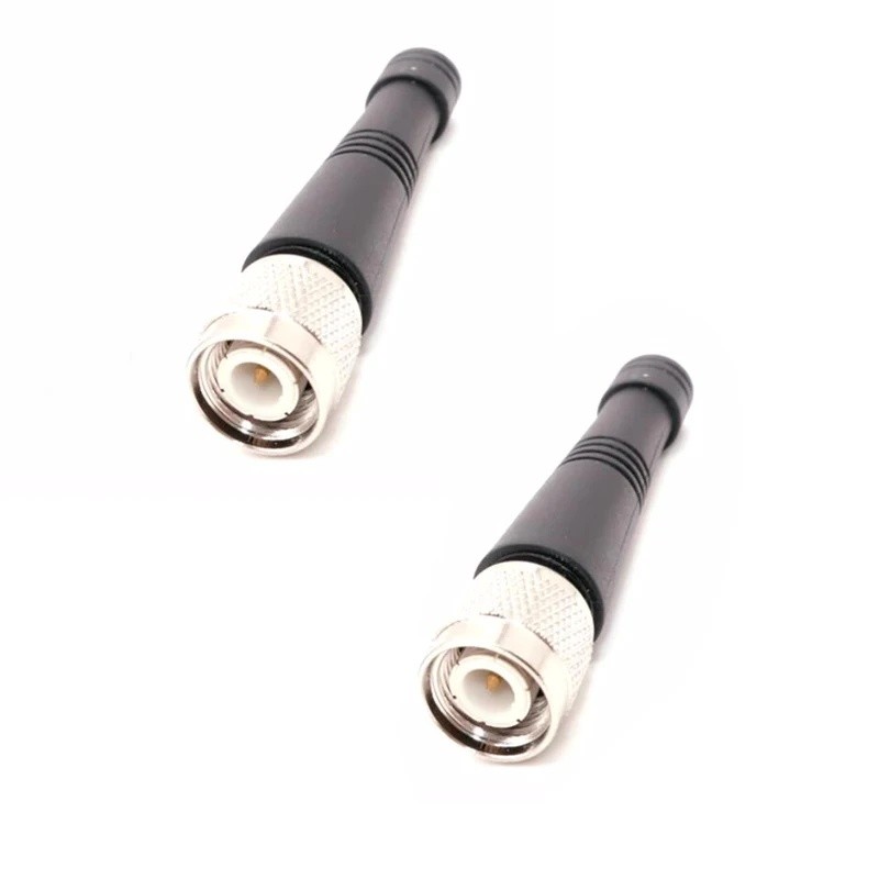 1 PC 433Mhz 470Mhz 2.4 Ghz เสาอากาศ TNC ชาย 78 มม.ตรง Rod Transceiver Aerial ใหม่