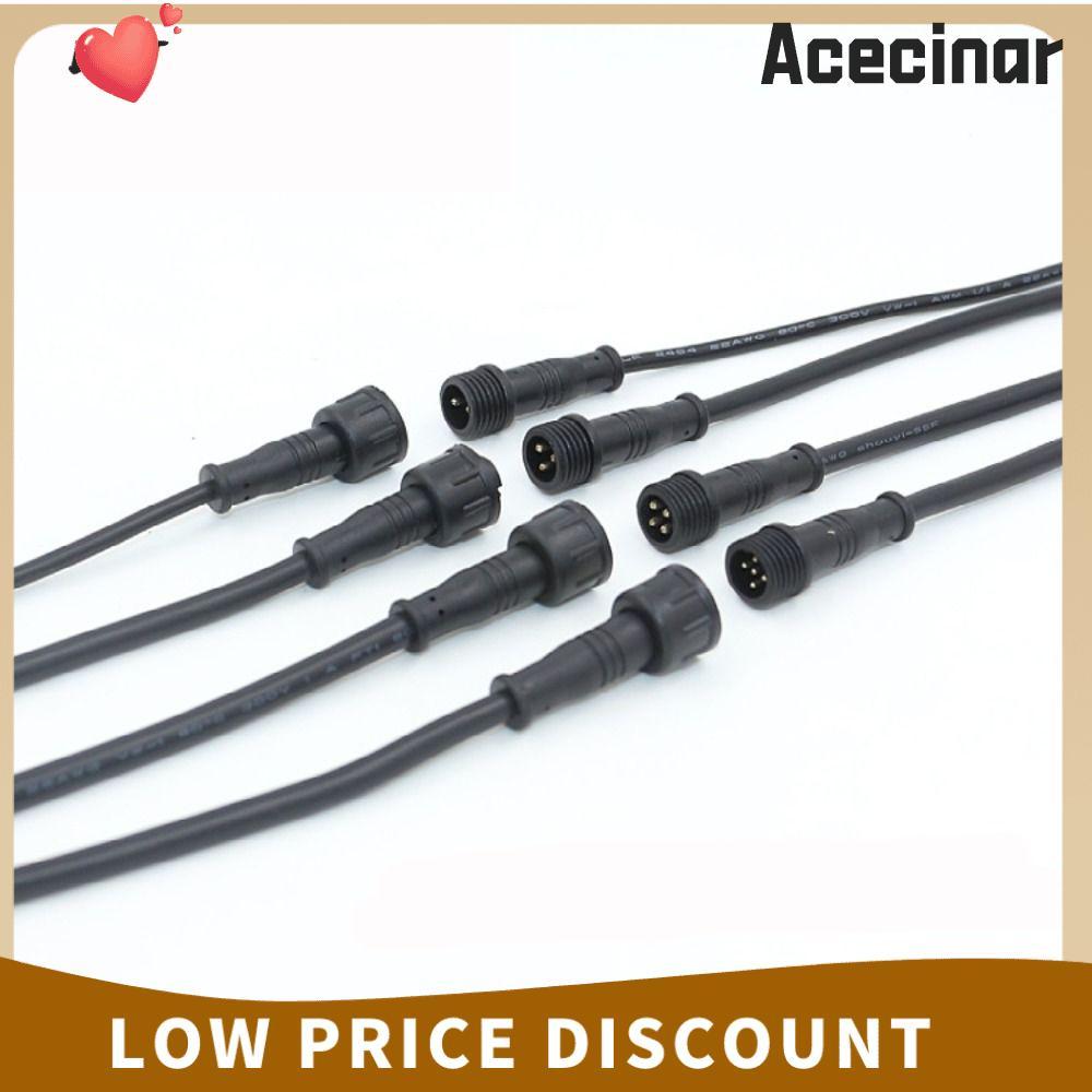 ACECINAR ชายหญิง LED Connector, 2Pin 3Pin 4Pin IP67 2Pin 3Pin 4Pin แจ็ค, LED Light Connector 20 ซม.ส