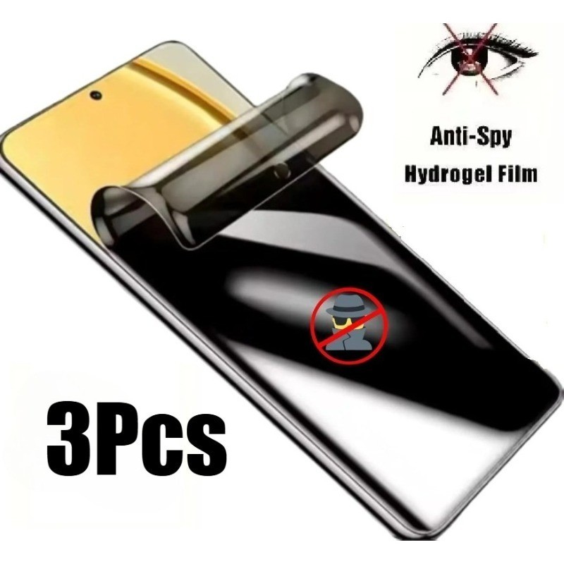 3 ชิ้นป้องกันแสงสีฟ้า Ultra HD Soft Hydrogel ฟิล์ม Matte Frosted Soft ฟิล์มสําหรับ vivo T4 T4R T4x T