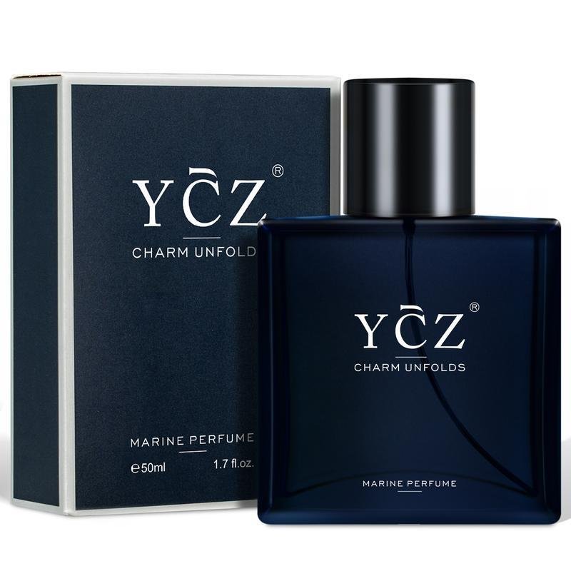YCZ Midnight Marine Man Cologne, น้ําหอมติดทนนาน,โคโลญจ์ผู้ชาย , ของขวัญ,1.7oz(50ml) OSQ7