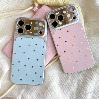 เหมาะสำหรับ IPhone 17 16 15 14 12 11 13 air XR X XS Max 14 15 16 Plus 16pro 17 ProMAX เคสโทรศัพท์ลายดาวและปีกนางฟ้า