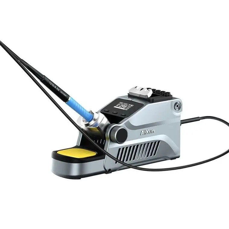 7LU7 ใหม่ Origina Aixun T380 China Factory แบบพกพาสถานีบัดกรีอัจฉริยะหัวแร้งรองรับ T210 Handle สําหร