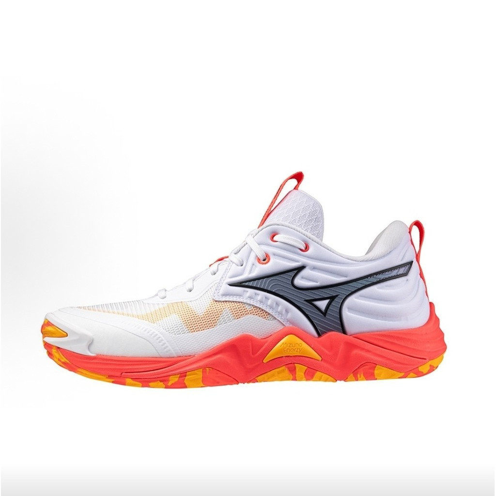 MIZUNO Mizuno WAVE MOMENTUM ELITE LowTop Shoes สีส้ม สําหรับผู้ชายและผู้หญิง O5KA FM1W 3RZS