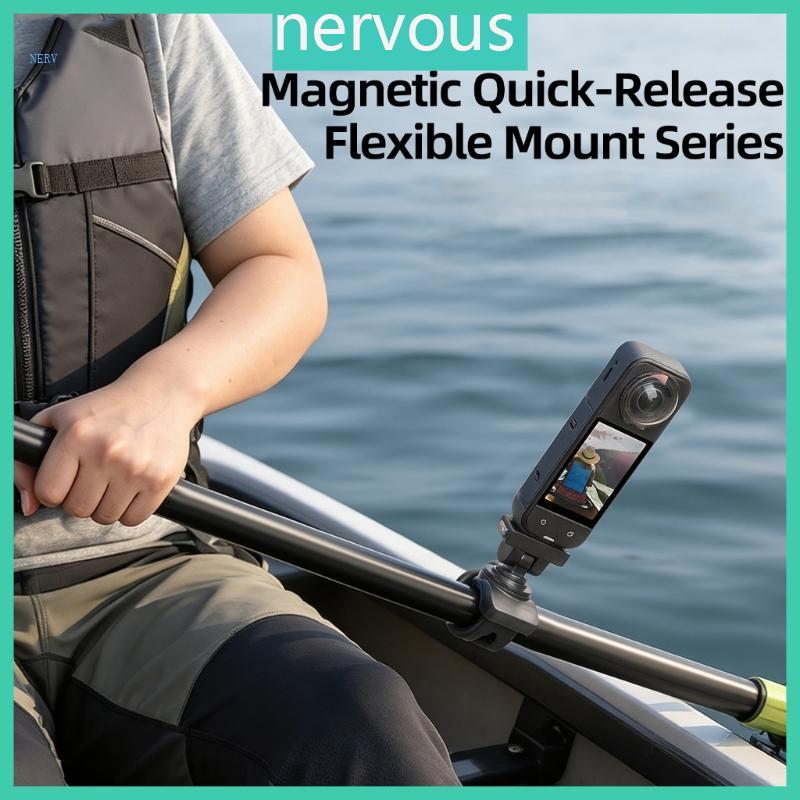 NERV Head Camera Mount สําหรับ GO Ultra X4 Air X5 Camera Holder พร้อมที่จับกลม