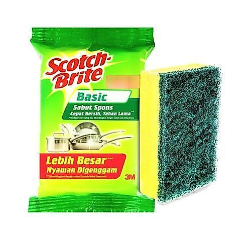 BPG Scoth Brite ฟองน้ําล้างจานต่อ 1 ชิ้น