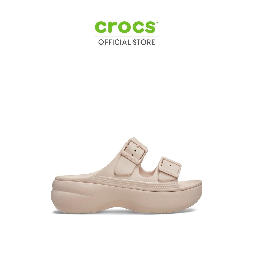 CROCS รองเท้าแตะผู้หญิง SATURDAY PLATFORM SANDAL รุ่น 212880-6UR - QUARTZ