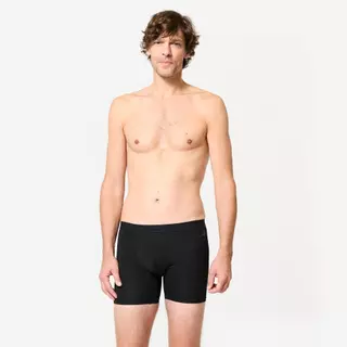 Decathlon Men'S Breathable Microfibre Boxers กางเกงบ็อกเซอร์ผู้ชายใส่วิ่ง ระบายอากาศได้ดี - Black