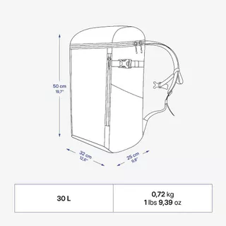 Decathlon 30 L Compact And Insulated Cooler Backpack กระเป๋าเป้เก็บความเย็น 30 ลิตร รุ่น 100
