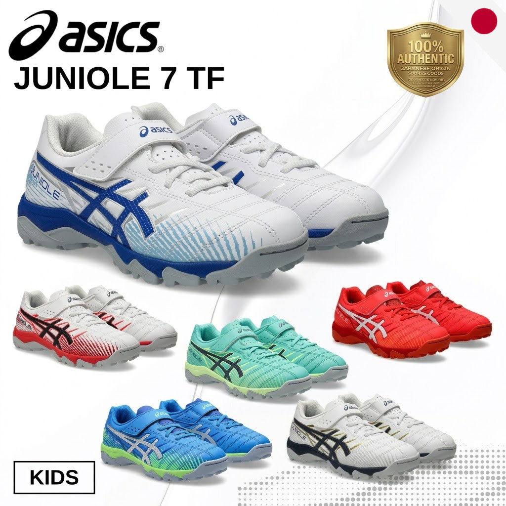 ASICS JUNIOLE 7 TF Kids Soccer Shoes 1104A056 - First Turf Training Boots Japan