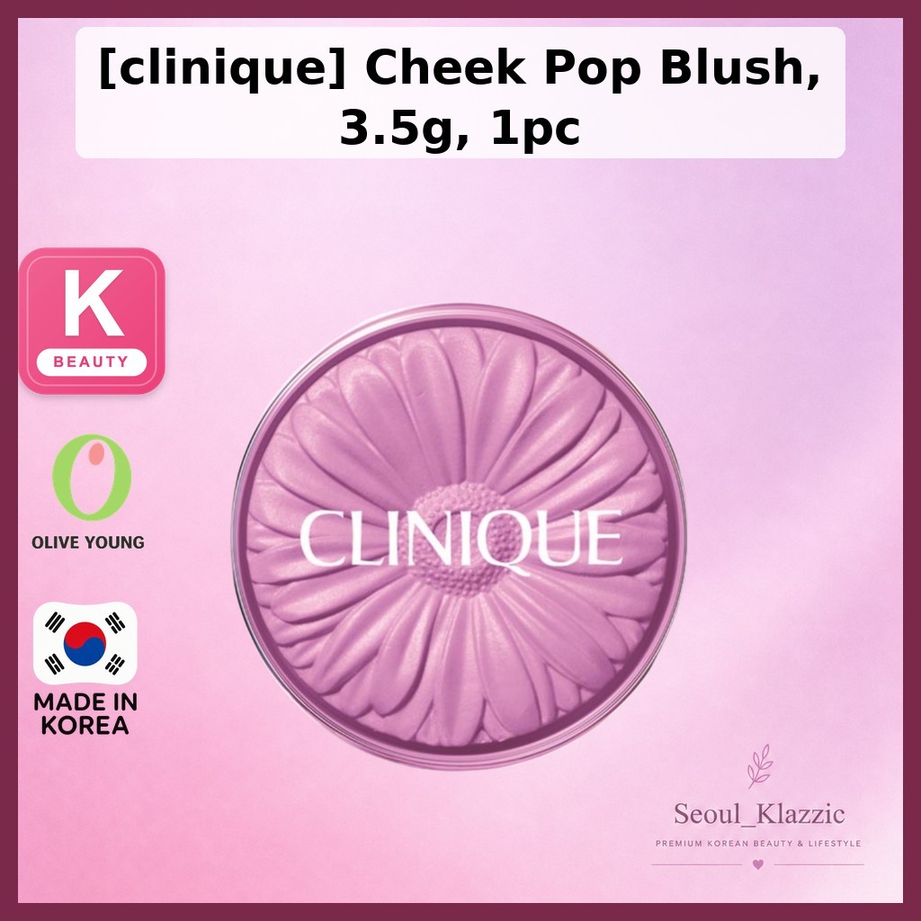 [clinique] Cheek Pop Blush, 3.5g, 1pc / Korean Cheek Pop Blush / Radiant Finish / ของแท้ 100% โดย Se