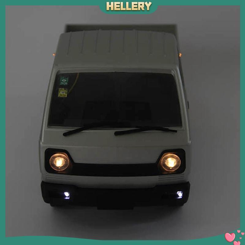 [HelleryTH] RC รถไฟท้ายด้านข้างกลุ่มโคมไฟสําหรับ WPL D-12 1/10 Scale RC Drift รถบรรทุก