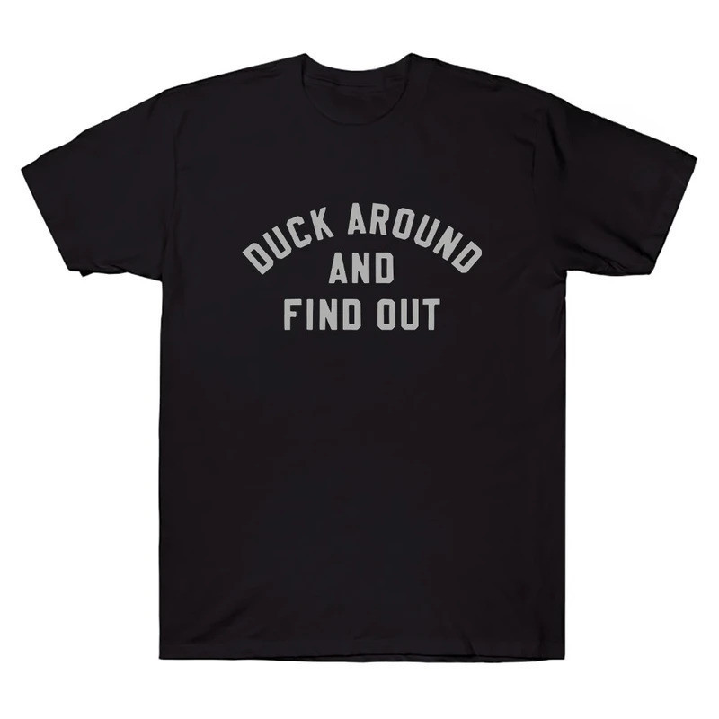 เสื้อยืด Riley Green Duck Around and Find Out Tee ลายเพลงคันทรี่ ผ้าฝ้าย สวมใส่สบาย ยืดหยุ่นได้ เสื้