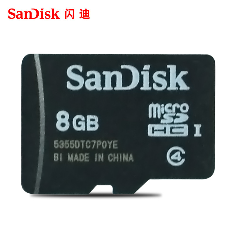 sdcard ssd m.2 Sandisk TF ดั้งเดิม 8G การ์ดหน่วยความจําโทรศัพท์มือถือ 8GB การ์ด MicroSD โรงงานกล้องส