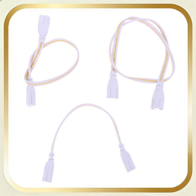 5 ชิ้น Flexiable Double End 3Pin LED Tube Connector สาย T4 T5 T8 สายไฟสําหรับหลอดไฟ LED แบบบูรณาการ