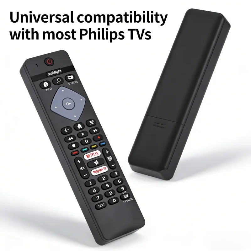 รีโมทคอนโทรลทดแทนสําหรับ Philips 4K UHD Smart TV, Fit สําหรับ BRC0884301/01, 43PUS6704/12, 50PUS6704