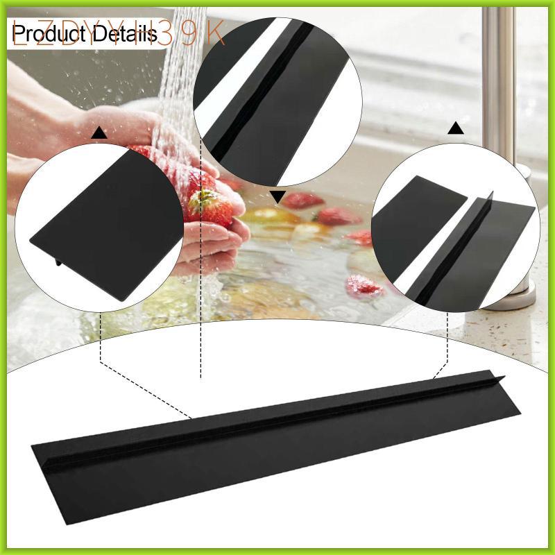 [lzdyyh39k] 2-4pack Gap Cover สีดําแถบซีลแบบยืดหยุ่นสําหรับเตาอบเฟอร์นิเจอร์ติดตั้งง่าย