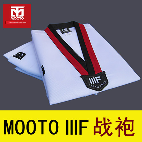 [เลือกอย่างถูกต้อง] เกาหลี MOOTO Taekwondo เสื้อผ้าเด็กผู้ชายผู้หญิงผู้ใหญ่สไตล์ 12QX