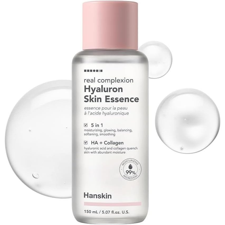 HanHyaluronEssenceToner–เกาหลีHydratingTonerforGlass|ไฮยาลูโรนิค อะซิด&คอลลาเจน|น้ําหนักเบาMoisturiz