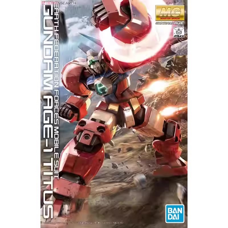 GUNDAM MG 1/100 AGE-1T Titus Titus Warrior ประเภทอะนิเมะ สินค้าของสะสมประกอบของขวัญ