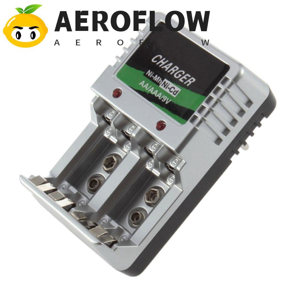AEROFLOW Wall Charger Hot AC Wall Battery AA AAA 9V Ni-Mh Ni-Cd