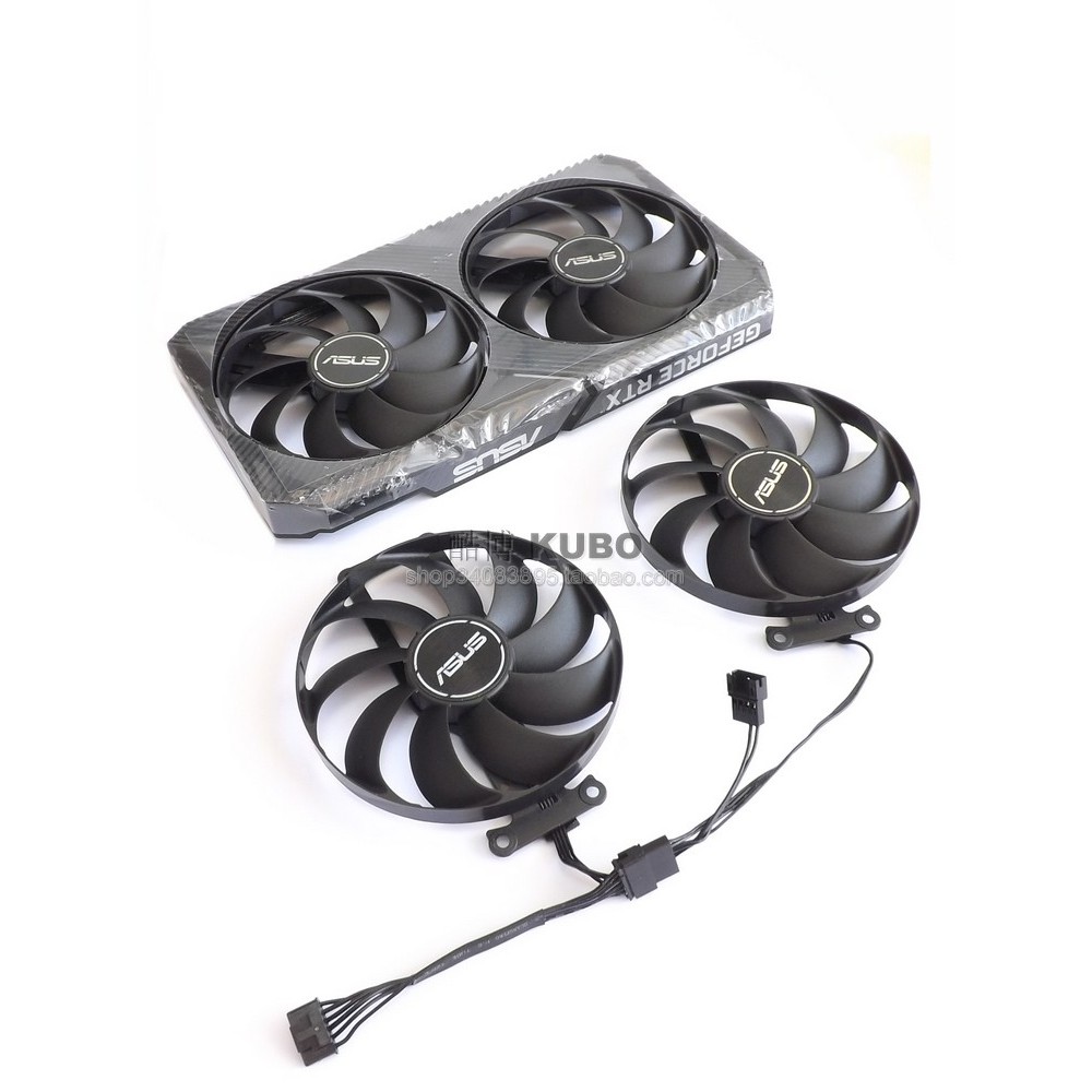 ยี่ห้อใหม่ ASUS ASUS RTX3050 3060 3060TI MINI/DUAL กราฟิกการ์ดพัดลมพัดลมเชลล์