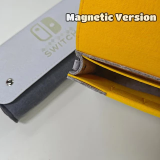 Switch Felt Pouch for Switch 1/ 2/ OLED/ Lite Portable Carrying Bag 4/5 Game Cartridges Card Slot [สต๊อกในพื้นที่]