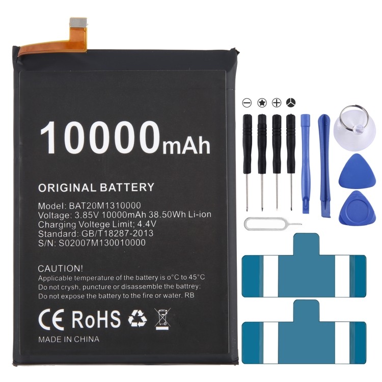 โรงงานโดยตรง 10000mAh BAT20M1310000 เปลี่ยนแบตเตอรี่สําหรับ DOOGEE S88 / S88 Pro