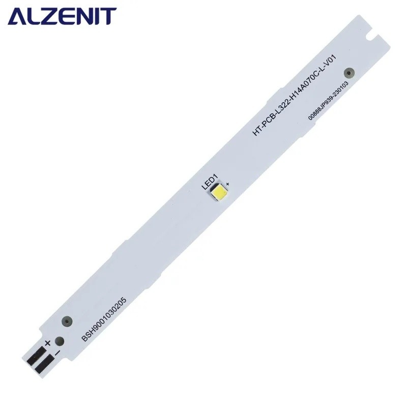 แถบไฟตู้เย็นสําหรับ Siemens Bosch, BSH 9001030205, 9001069888, 3V, โคมไฟ LED, อะไหล่ตู้แช่แข็ง, ใหม่