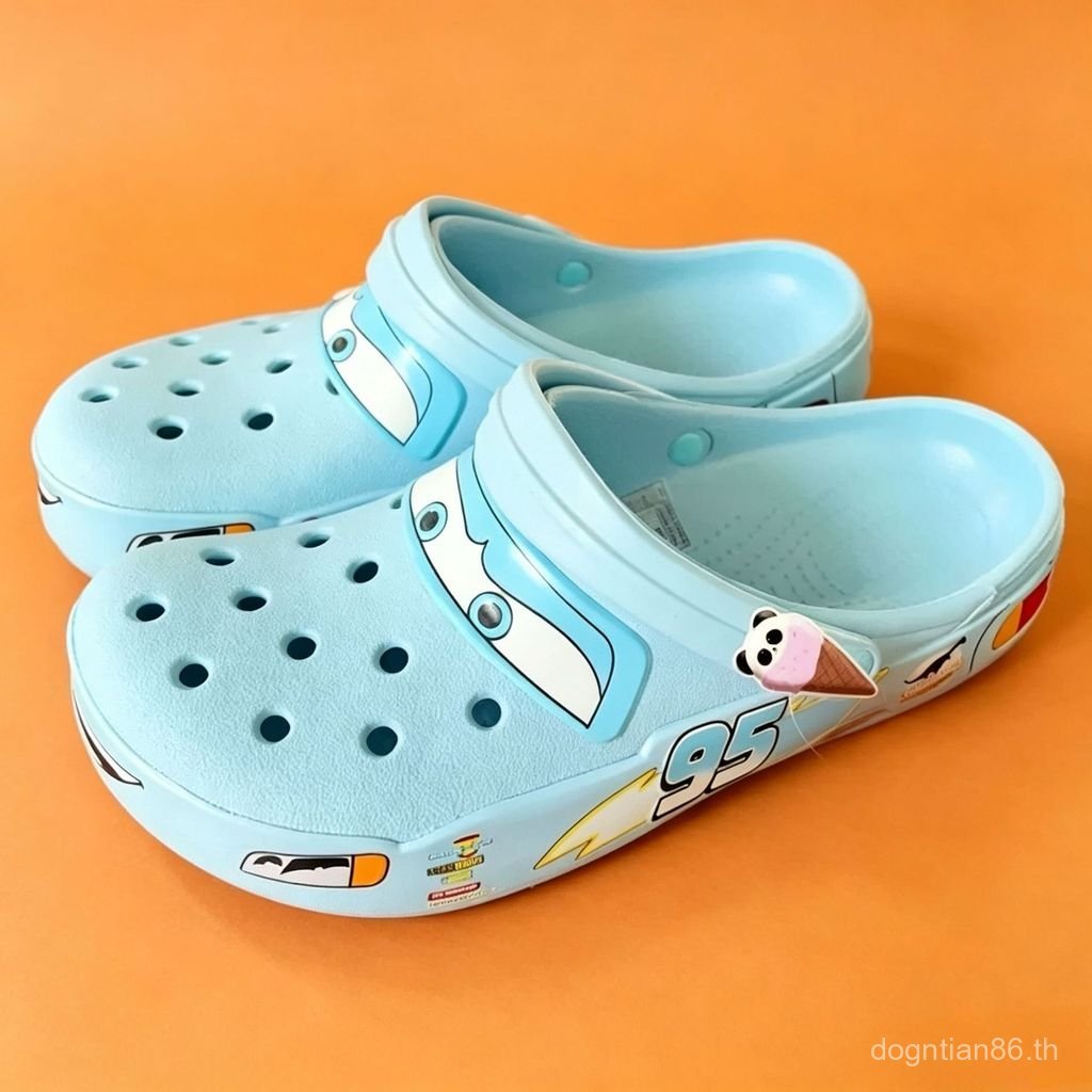 KOHJ cross McQueen 95 Cars Ladies Hole Shoes Men Sandals Cars Lightning McQueen