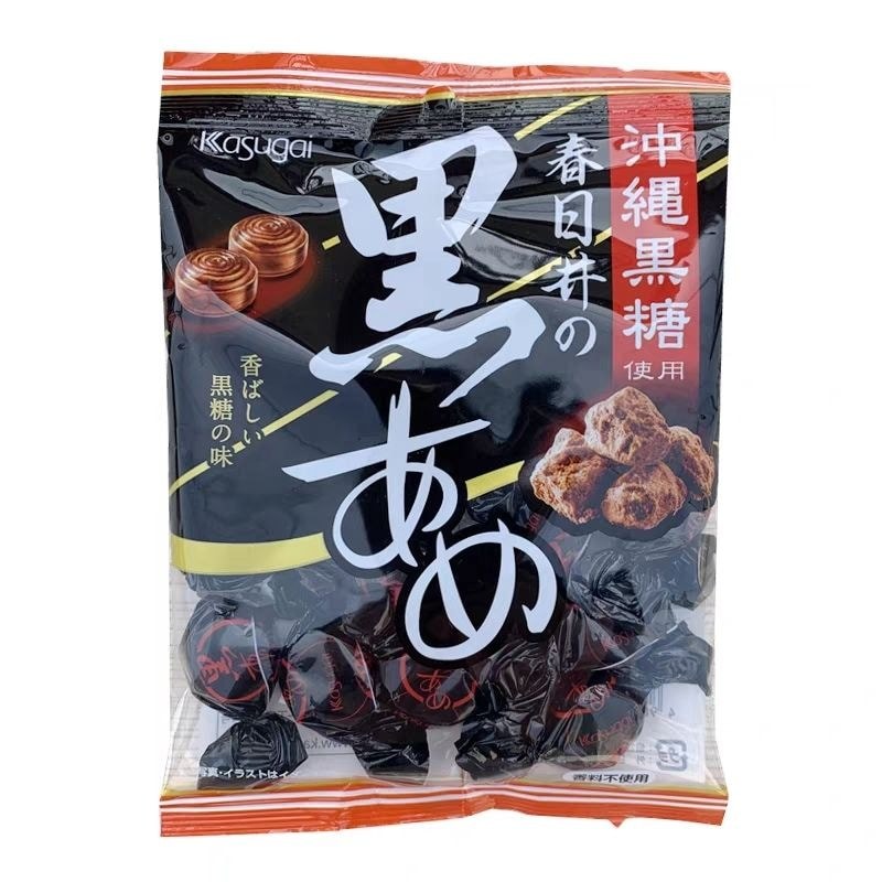 ขนมนําเข้า Kasugai Okinawa Brown Sugar Hard Candy Caramel Malt Brown Sugar Casual Snacks% LS260820