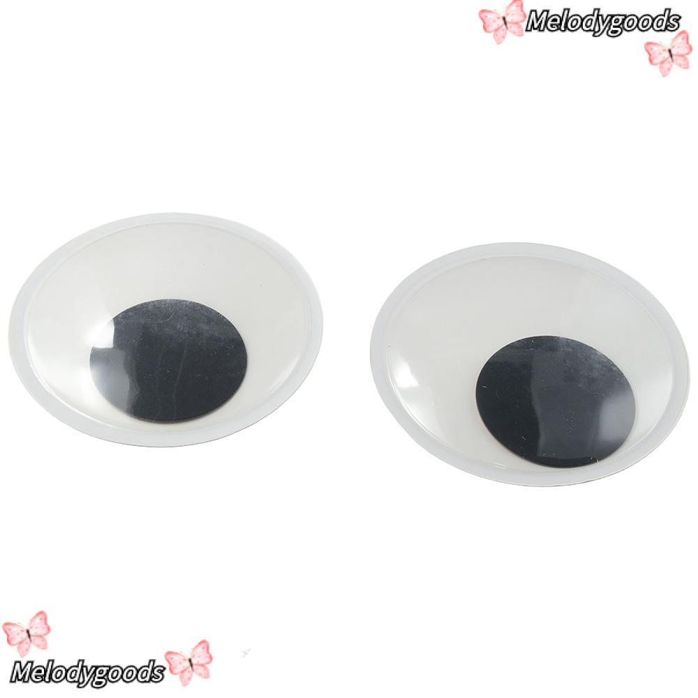MELODG 6PCS Giant Googly Eyes, 5.9 นิ้วสีขาวสีดําสีขาว Googly Eyes, Googly Wiggle Eyes Self กาวยักษ์
