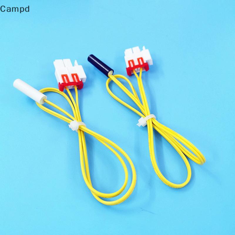 Campd 2 ชิ้นตู้เย็นตู้เย็นเซ็นเซอร์ละลายน้ําแข็งอุณหภูมิ 5k Probe สําหรับ RS2533VK/XAA (TH)