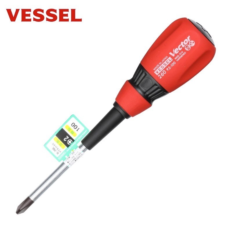 ไขควงหัวแฉกแม่เหล็กแรงสูง VESSEL ของญี่ปุ่น ประแจอเนกประสงค์ ไขควงแข็งพิเศษ ไขควงขนาดเล็ก