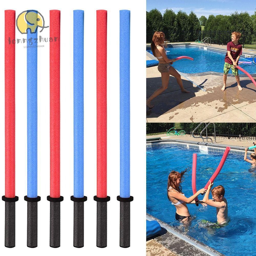 LONNGUVO Pool Noodles Foam Light Saber ของเล่น, Long Party Favors Pool Noodle Stick, โฟมสระว่ายน้ํา 