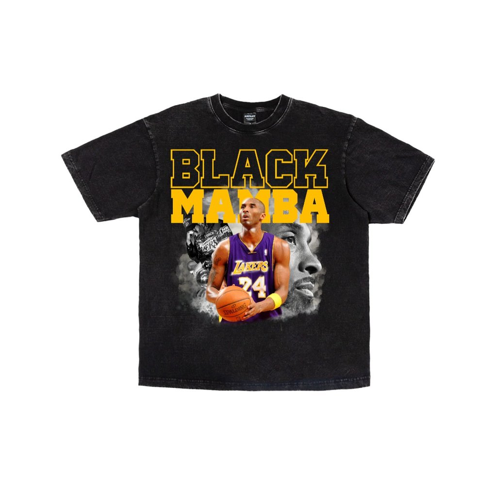 GROOVY X COPY&PASTE Black Mamba Oversized Washed T-Shirt