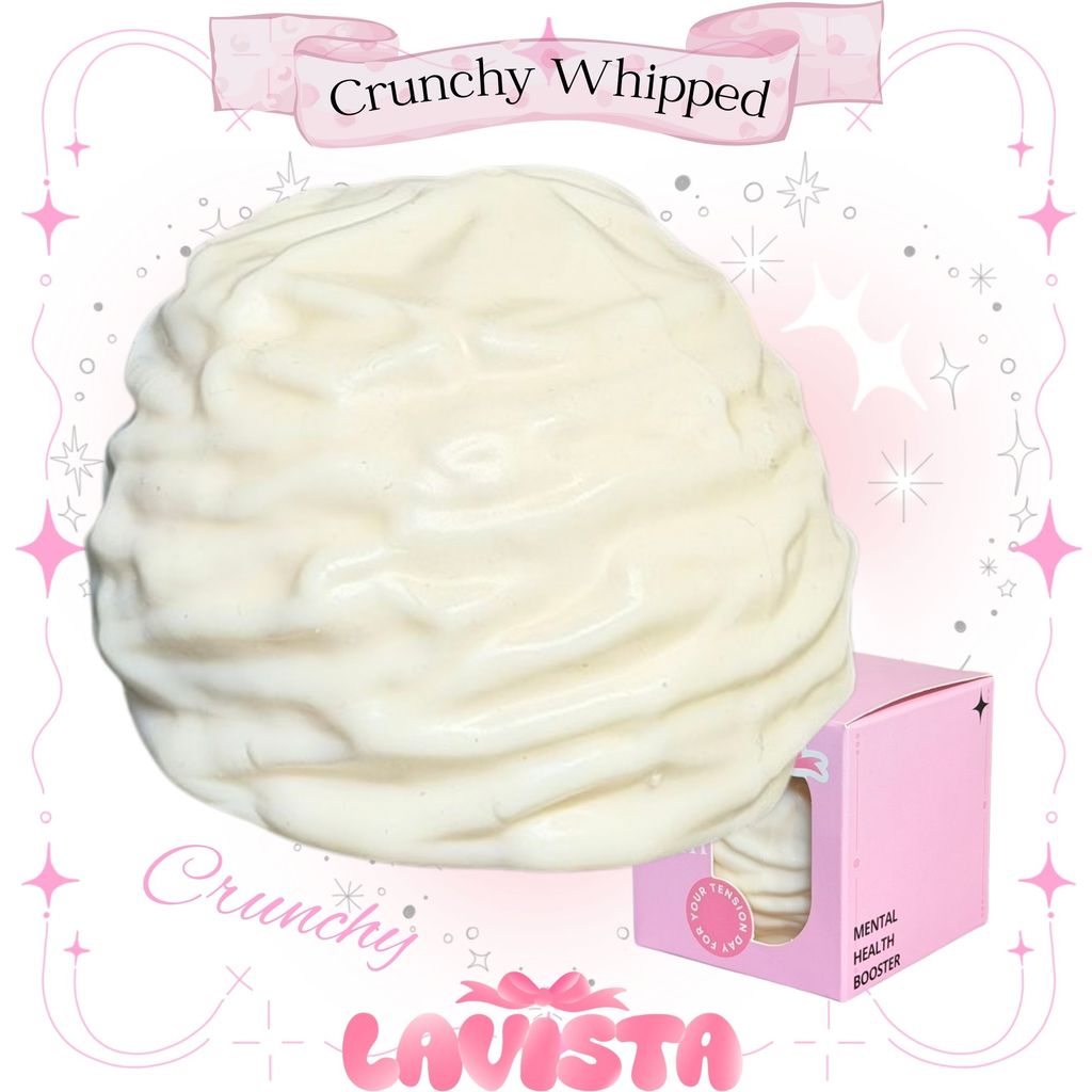 [ส่งจากไทย] Crunchy Whipped Cream วิปครีมกรอบ สกุชชี่เสียงกรุบกรอบงานแฮนด์เมด