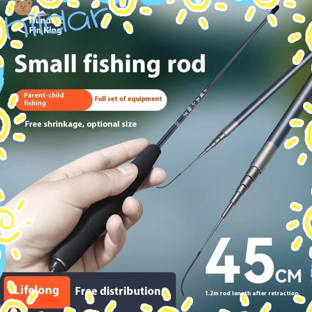 HLAR คันเบ็ด, คันเบ็ดสั้นละเอียดพิเศษ, ชุดตกปลา Ultra Light Stream Rod Hand-Held Ultra-Fine Rod Stre