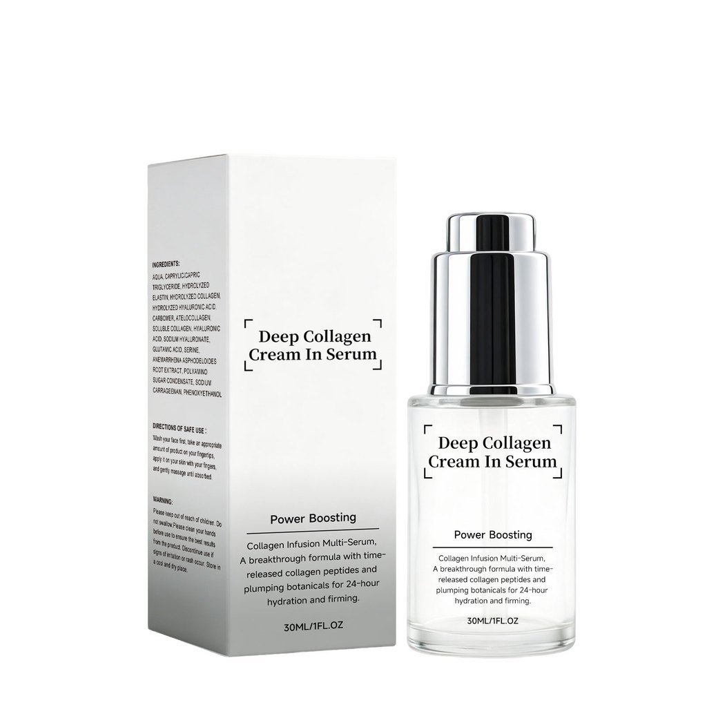 AMZ Collagen Moisturizing Serum Care Delicate Facial Skin Shiny Translucent Moisturizing Moisturizin