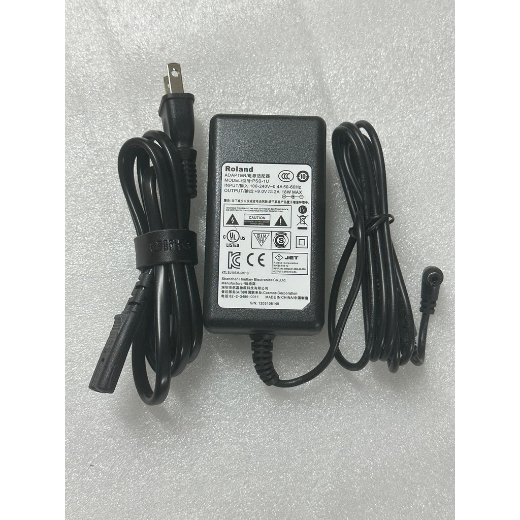 Roland Roland กลองอิเล็กทรอนิกส์ TD4 TD7 TD9 TD11 TD17 TD25 อะแดปเตอร์สายไฟ PSB-1U