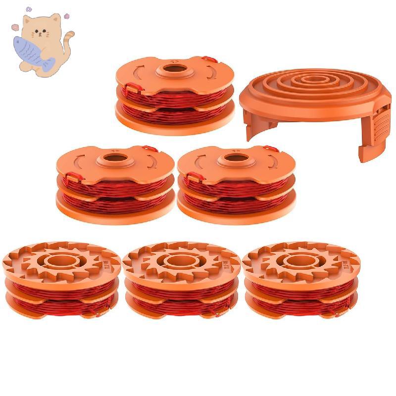 WA0007 เปลี่ยน Trimmer Spool ใช้งานร่วมกับ Worx WG105 WG116 WG173.9 WG183 WG183.9 WG119 Grass String