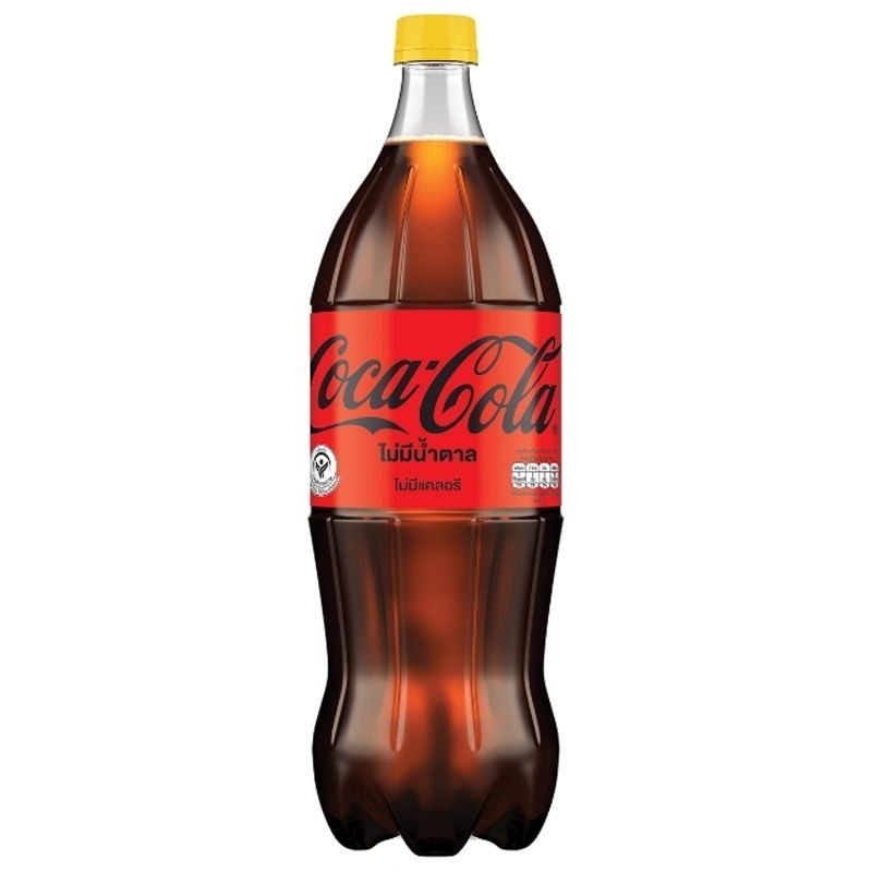 โค้กไม่มีน้ำตาล 1.5ลิตร Coke Soft Drink Zero Sugar 1.5ltr. [หมายเลขบาร์โค้ด 8851959143070 ]