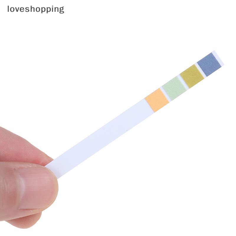 LOVE Universal pH Test Paper Strips Test Acid ระดับอัลคาไลน์วัด Full Range 0-14 PING