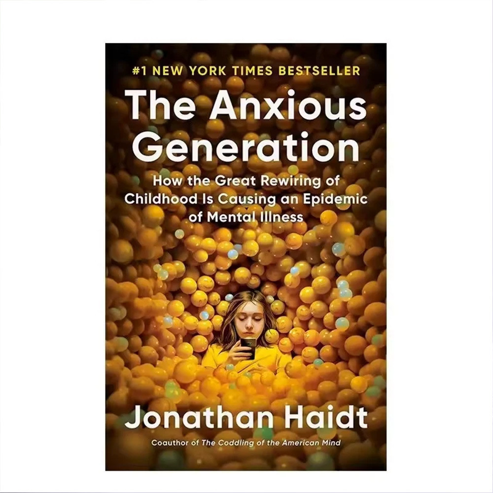 English Book: The Anxious Generation By Jonathan Haidt | Parenting Psychology Mental Health